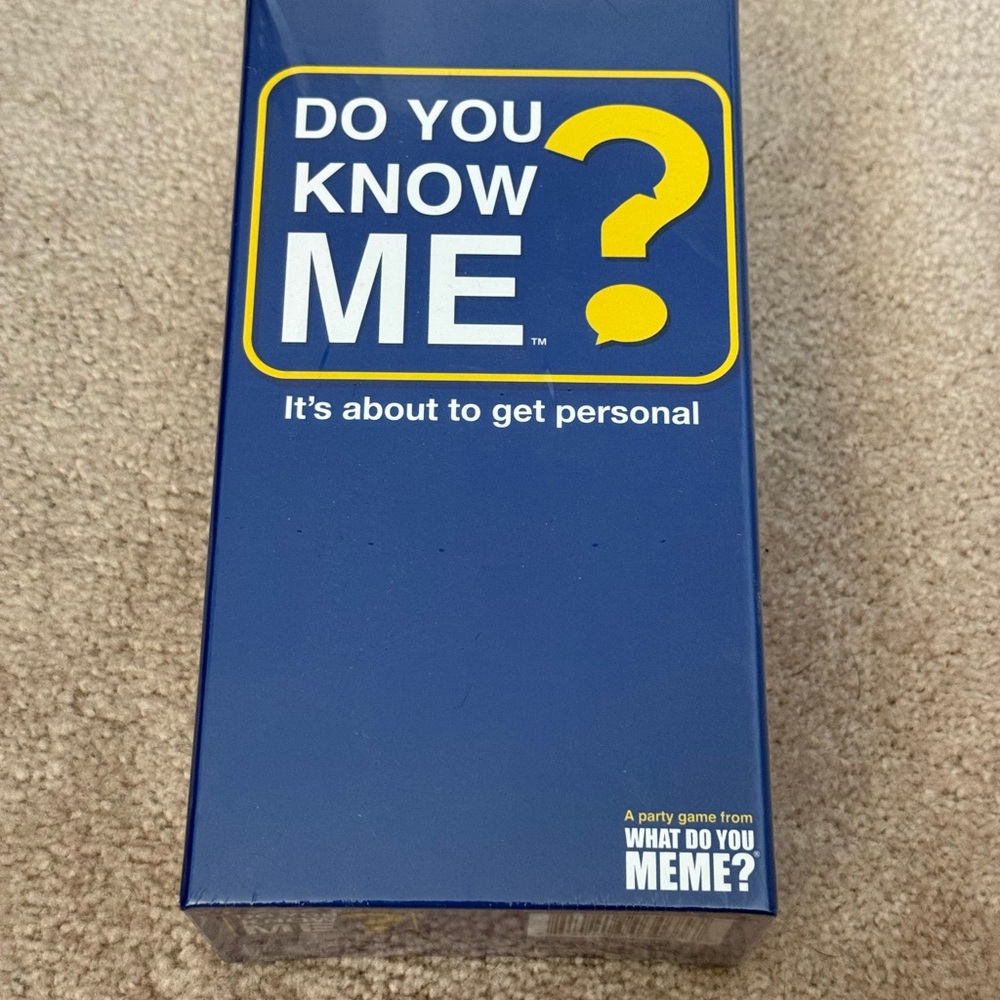 Party Game “do you know me”